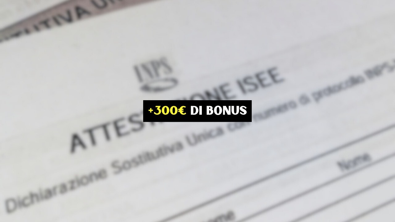 300 euro di bonus