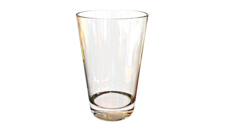 De truc met glas