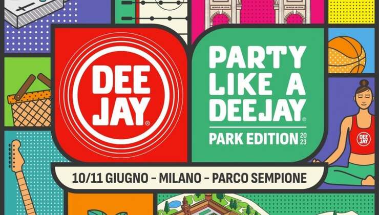 Locandina Radio Deejay party