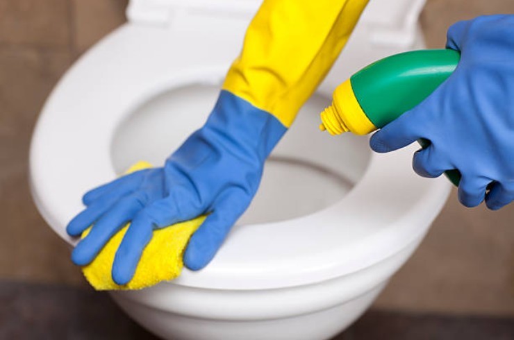 Yellow toilet stains