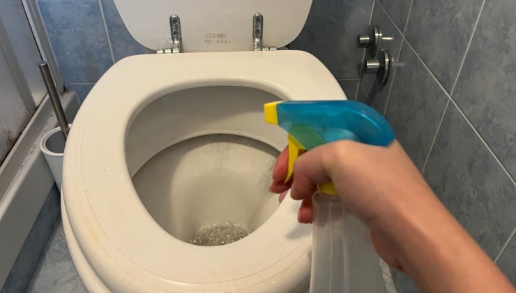 Solution pour nettoyer les toilettes