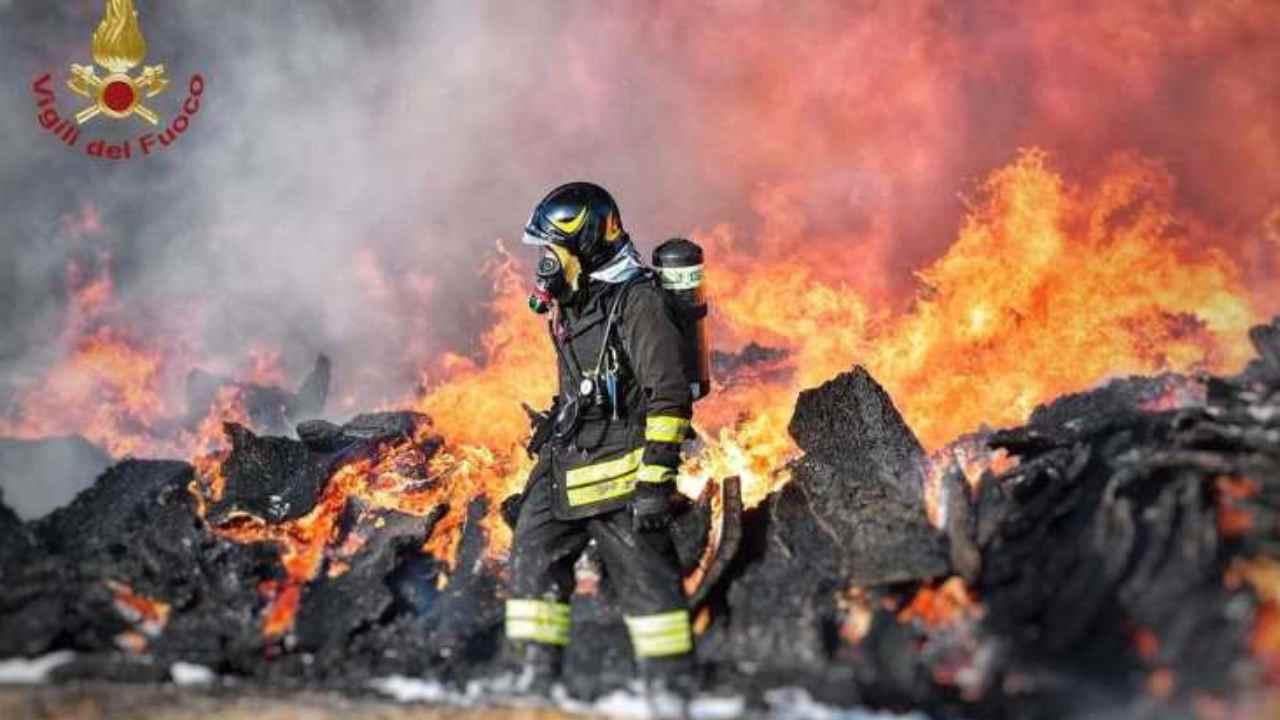 Vigili del Fuoco incendio