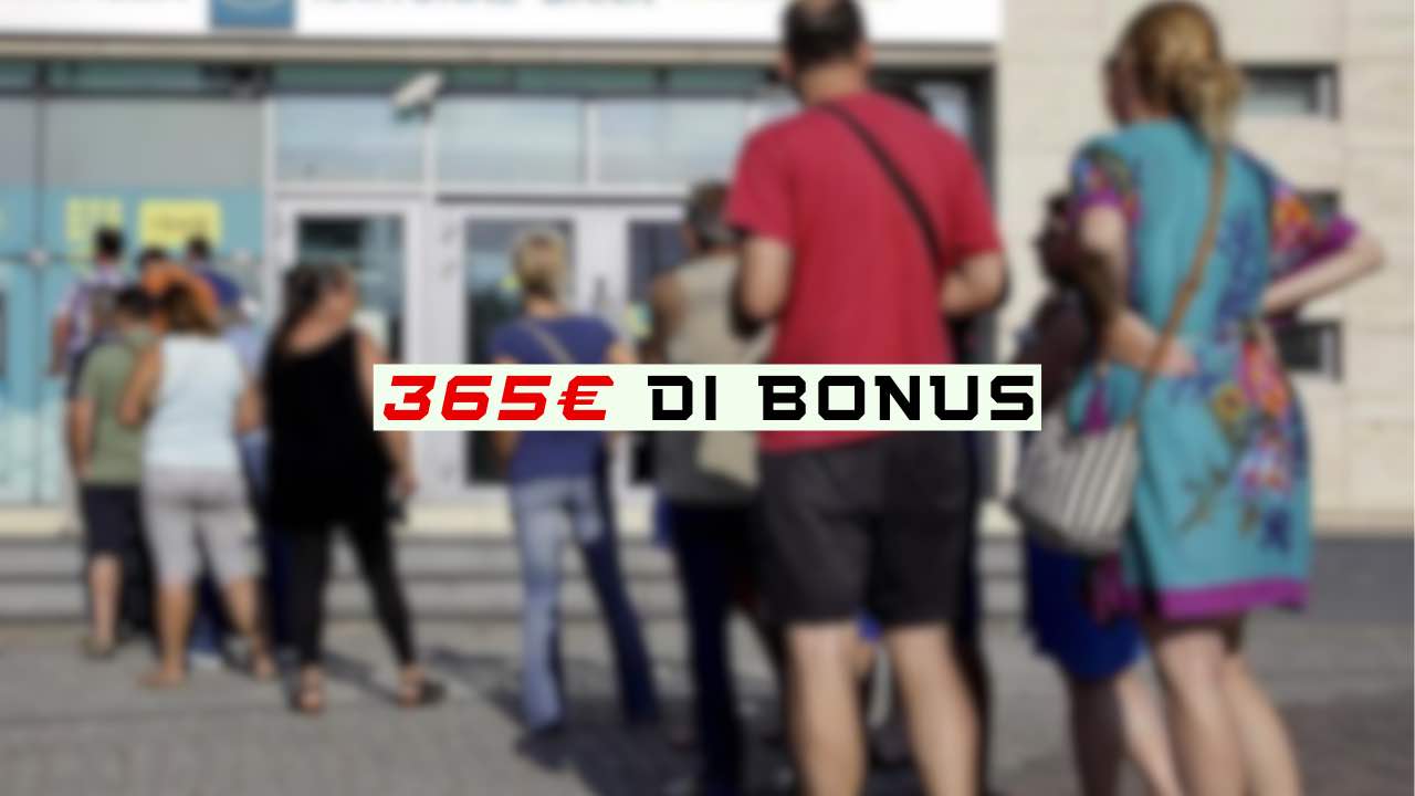 365 euro di bonus