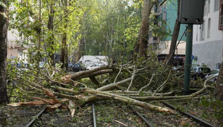 I danni del maltempo in Lombardia