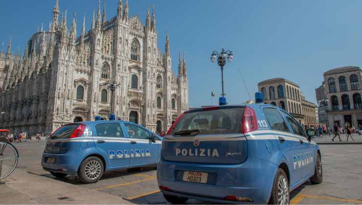 Polizia a Milano