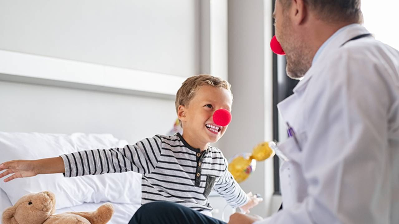 bambino in ospedale