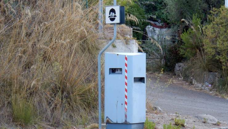 La strada più sorvegliata con l'autovelox