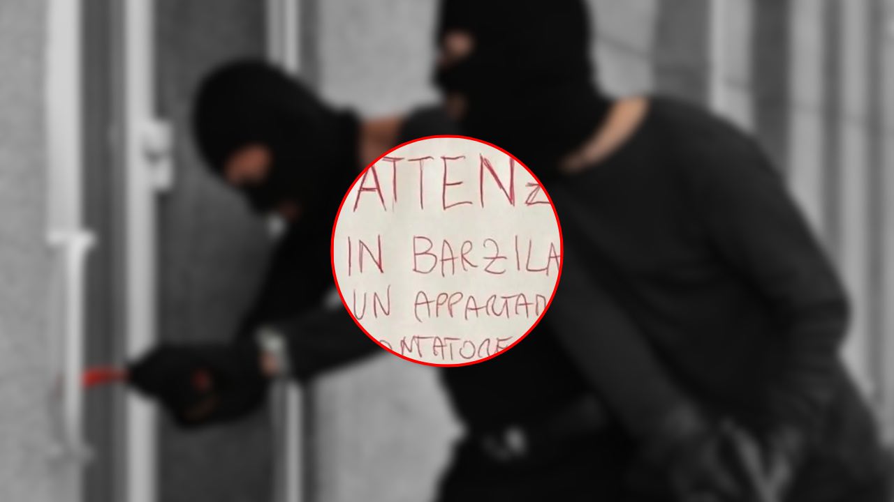 L'ultima trovata dei ladri (foto instagram)