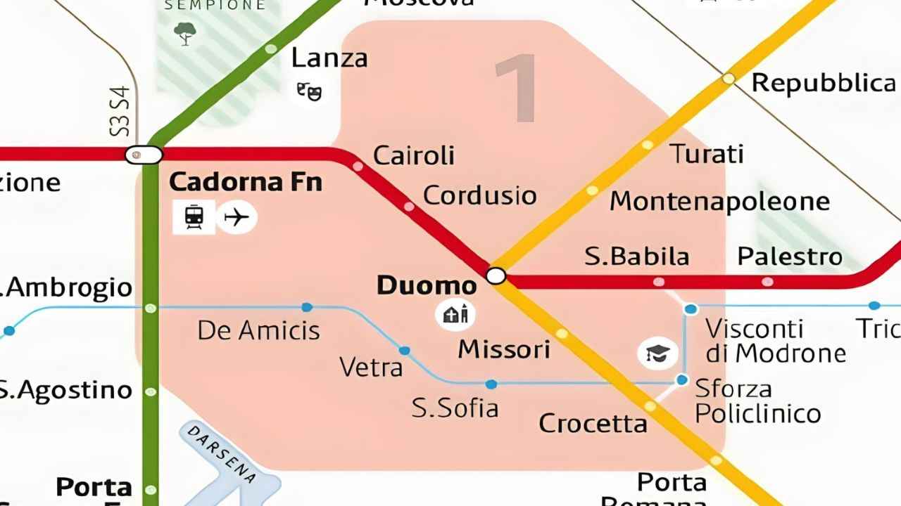 Milano a forma di cuore