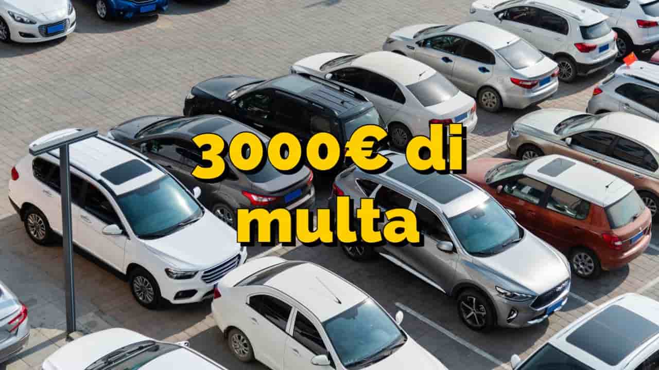 Multa parcheggio