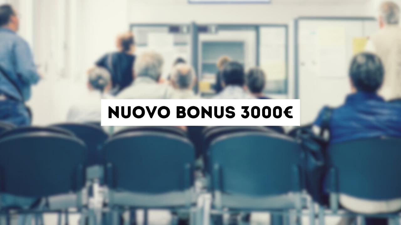 Nuovo bonus 3000 euro