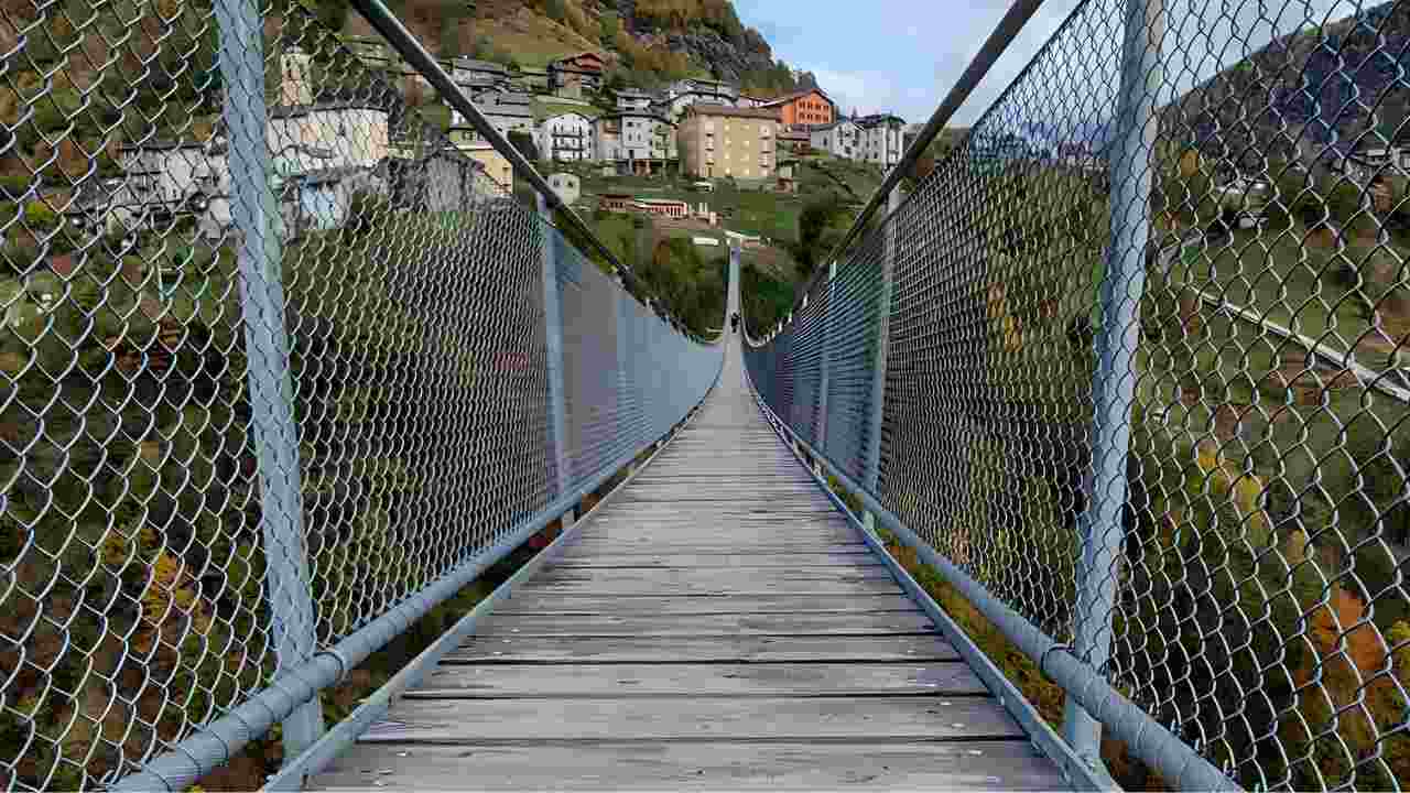 Ponte tibetano in Italia