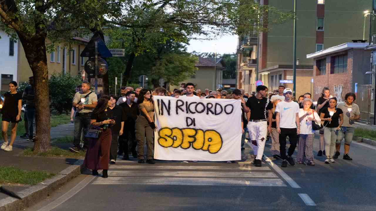 fiaccolata per Sofia