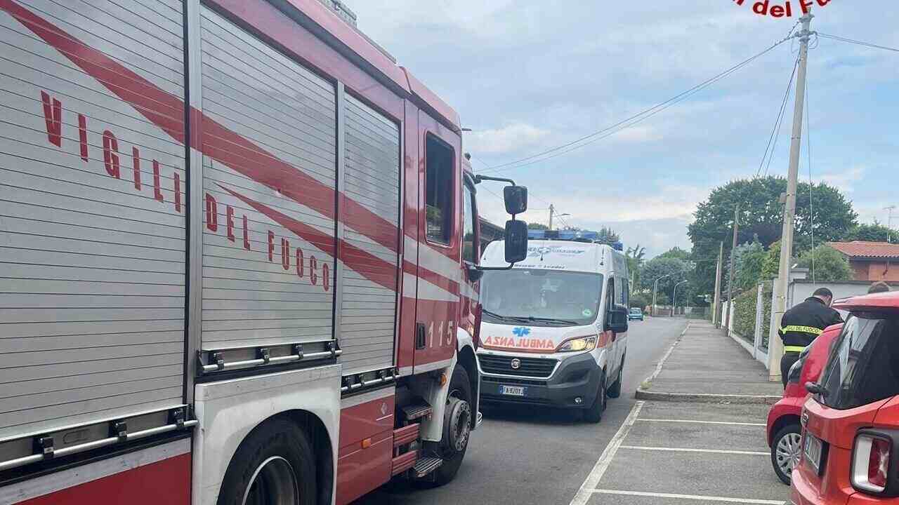 vigili del fuoco e ambulanza