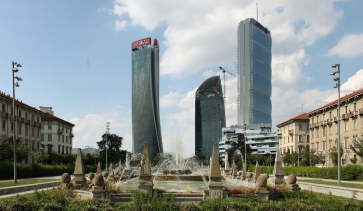 Fontana Le Quattro Stagioni a Milano