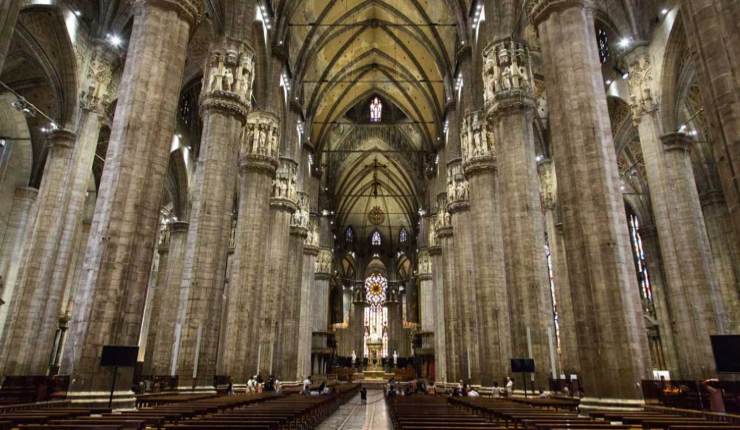 Interno del Duomo di Milano