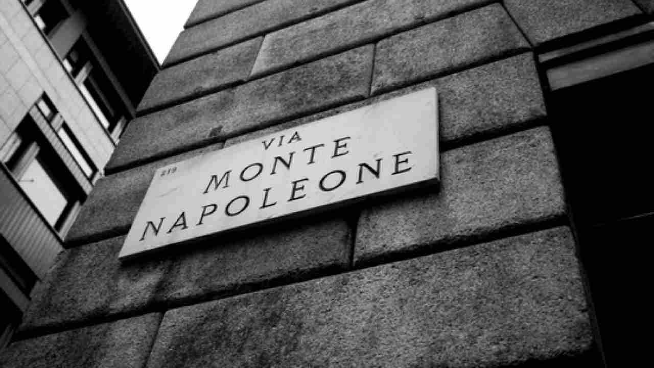 Nome antico via Monte Napoleone