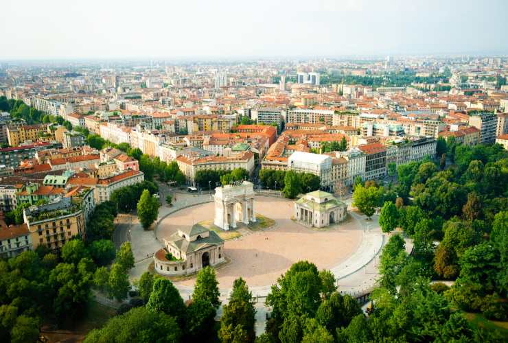 Milano dall'alto