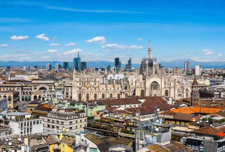 Panoramica Duomo Milano