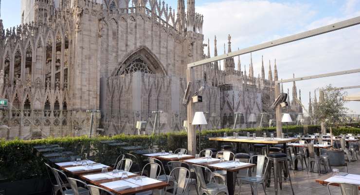 Terrazza della Rinascente a Milano