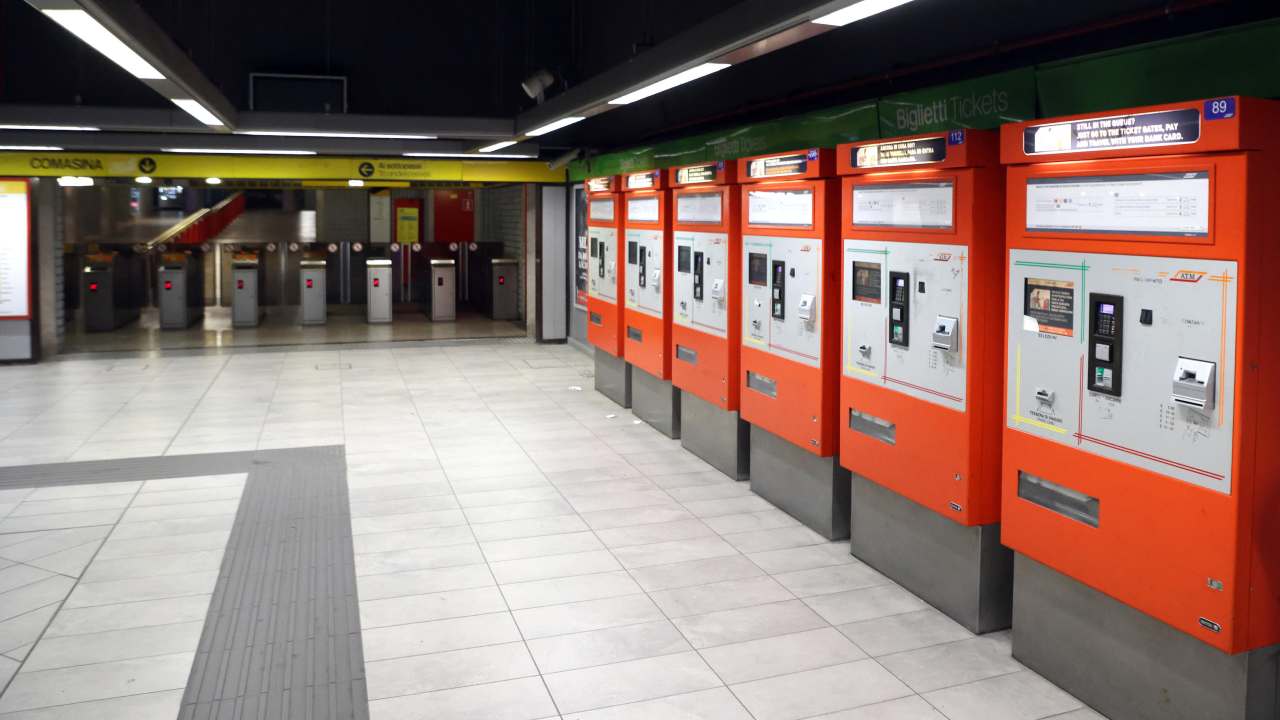 La stazione Centrale della metropolitana di Milano