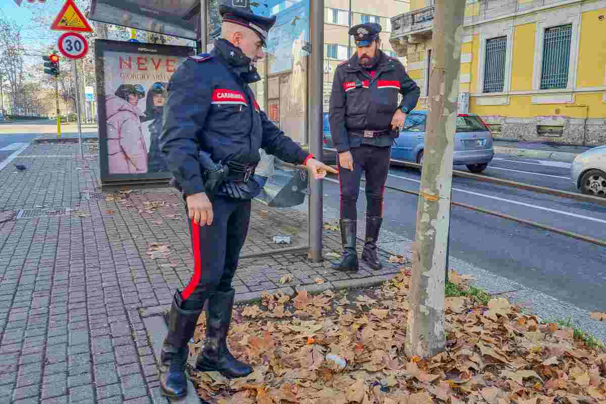 Carabinieri sul posto