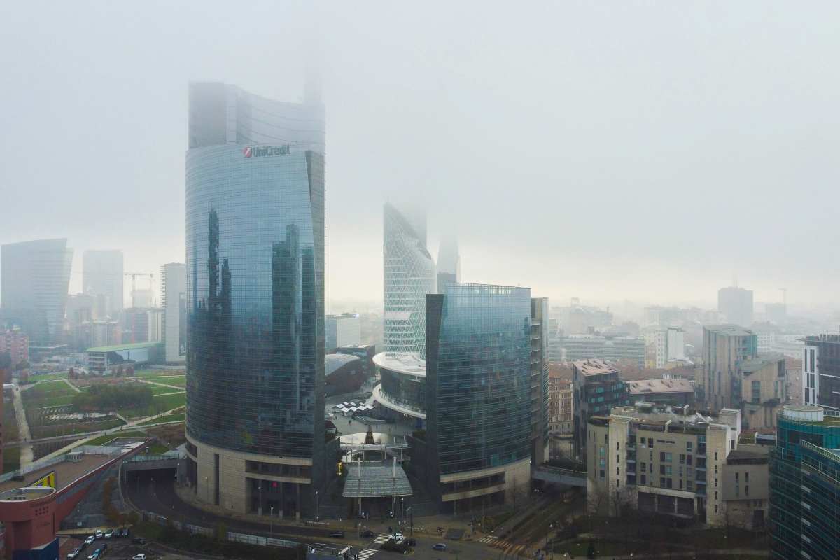 Nebbia a Milano.